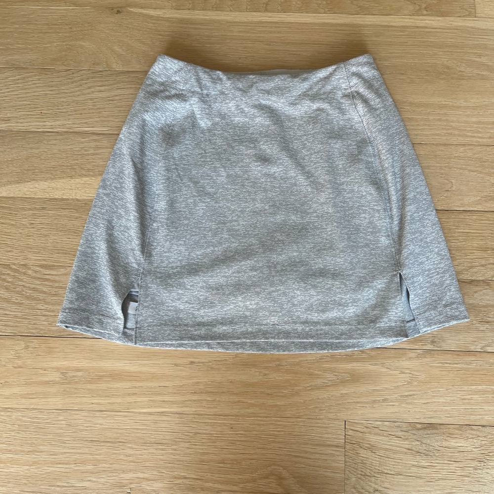 Outdoor Voices Light Gray Athletic Mini Skirt